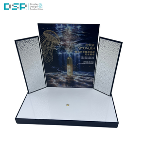 Présentoir portable de bouteille de vin en acrylique de haute qualité DSP Vietnam Factory amovible et facile à assembler - Product Image 1