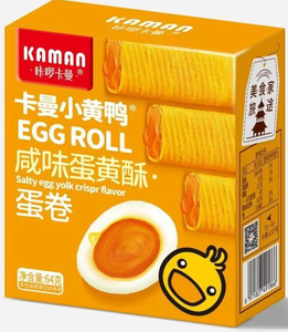 Snack Esotico Kaman <span class=keywords><strong>Biscotti</strong></span> Croccanti Arrotolati al Tuorlo d'<span class=keywords><strong>Uovo</strong></span> Salato 64g Confezione Famiglia - Product Image 1