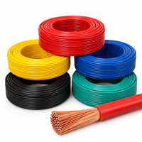 Fil électrique domestique BVR économique, fourni directement par l'usine, câble électrique en cuivre rond de haute qualité 1mm²