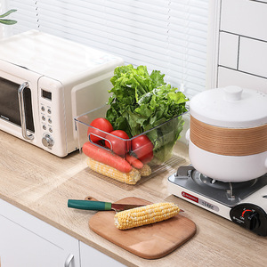 Contenitore Organizzatore per Frigorifero Rettangolare Ecologico Multifunzione di Grado Alimentare per Conservazione di <span class=keywords><strong>Frutta</strong></span> <span class=keywords><strong>e</strong></span> <span class=keywords><strong>Verdura</strong></span> - Product Image 4