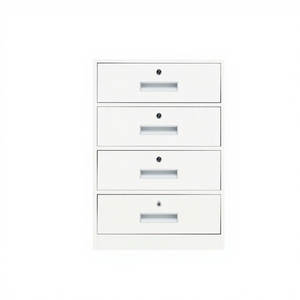 ตู้ลิ้นชัก 4 ชั้น ตู้ข้างเตียง ตู้เก็บเอกสารโลหะ ตู้เตี้ย เหมาะสำหรับใช้ในครัวเรือนและ<span class=keywords><strong>โรงแรม</strong></span> - Product Image 4