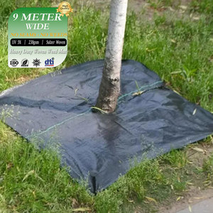 Tela cuadrada perforada para control de malezas, tela tejida para cortar agujeros, tela para esterilla de malezas para árboles e invernaderos - Product Image 1