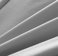 Parure de draps de luxe pour hôtel, 4 pièces, taille King, écologique, 1800TC, couleur gris, personnalisable, en polyester tissé moderne pour adultes