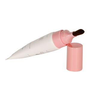 Envase Cosmético Vacío Personalizado, Botella para Base de Maquillaje Líquida, Tubo de Maquillaje para <span class=keywords><strong>Corrector</strong></span> de PE, Tapa de Rosca, Aplicador de Brocha, Impresión Offset - Product Image 2