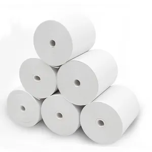 Taille populaire 3 1/8*230 80*80 57*40 reçu thermique rouleau de papier à rouler POS caisse enregistreuse papier thermique personnalisé votre propre LOGO