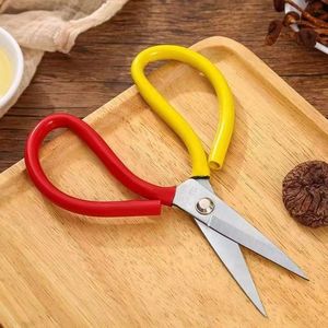 Stainless Steel <b>Kitchen</b> <b>Scissors</b> Two Tone Handle Straight Head Home Use Rust Proof Electroplated - Product Image 1