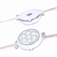 Lumière ponctuelle à LED RGB UCS1903 24V pour extérieur, 50 mm, 7 points lumineux