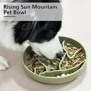 Tappetino da viaggio in Silicone per cani alla moda per cani con funzione Anti-soffocamento Anti-soffocamento per animali domestici - Product Image 3