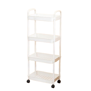 Multi-layer Household Storage <b>Rack</b> Wheeled Trolley Bathroom Storage <b>Rack</b> Living Room Floor Rolling Snack Storage <b>Rack</b> - Product Image 3