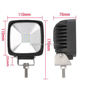 2024 Factory IP68 5 pulgadas LED 45W 12V 24V Square Angel Headlight Heavy Duty LED Work Light para camión - Product Image 5