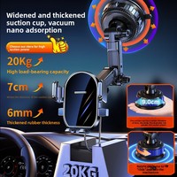 Support Téléphone Voiture 2026 Nouveau Modèle Fixation Pare-Brise Type Ventouse Navigation Camion Spécialisé Antichoc Rotation 360 Degrés
