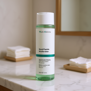 Agua Micelar con Péptidos Neoxil de Thader Pharma, 300 ml, Bifásica, para Ojos, Rostro y Labios, 0% Alcohol - Product Image 3