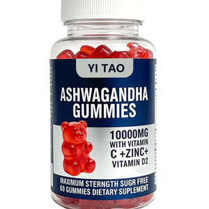 Gummies à la vitamine Ashwagandha, pour soulager le stress, calmer l'esprit et améliorer le sommeil, 60 gummies par flacon - Product Image 1
