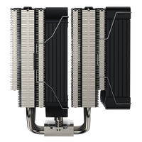 COOLLEO Etian P60TP V2 Deux Tours 6 Caloducs TDP 275W Refroidisseur D'air CPU Refroidissement LGA 115X/1200/1700/1851 pour Ordinateur Gaming AMD