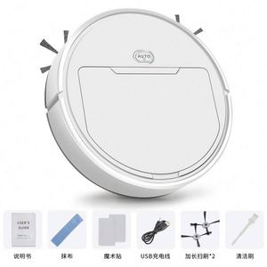 Aspiradora Robótica Inteligente Recargable, Mopa para Alfombras, Limpieza del Hogar y del Automóvil, Control por Aplicación Móvil, Húmedo y Seco - Product Image 3