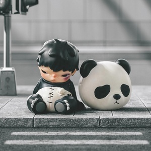 En popüler Hirono bebek Panda şekil asansör serisi çocuklar için sevimli PVC aksiyon figürleri hediye doğum günü hediyesi - Product Image 3