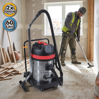 Aspirateur robot sans sac électrique 100L, professionnel, industriel, en acier inoxydable, cyclonique, pour usage domestique, hôtelier et automobile