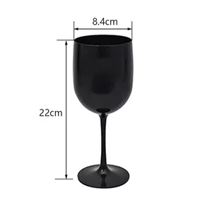 2021 Groothandel Populaire Custom 480Ml Plastic Champagne Wijn Goblet Plastic Wijnglas In Voorraden