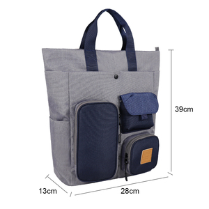 Sac à dos fourre-tout portable vintage mignon pour ordinateur portable, personnalisé, nouvelle mode, anti-vol RFID, écologique, en RPET, polyester et coton - Product Image 2