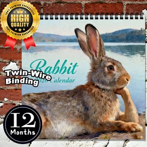 Calendario <span class=keywords><strong>da</strong></span> Parete Mensile 2026-2027 <span class=keywords><strong>di</strong></span> Alta Qualità, Calendari Personalizzati con Coniglietto Carino per Pianificazione a Lungo Termine <span class=keywords><strong>di</strong></span> Affari e Accademica - Product Image 1