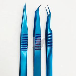 แหนบขนตาปลอมสีฟ้าพลาสม่าแบบยั่งยืนพร้อมปลายแหลมทำโลโก้ได้ตามต้องการจากญี่ปุ่น - Product Image 4