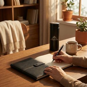 Promotional Business Gift <b>Sets</b> Custom Logo Leather Office Combo <b>Notebook</b> <b>Pen</b> Insulated Water Bottle <b>Set</b> with Gift Packaging - Product Image 6