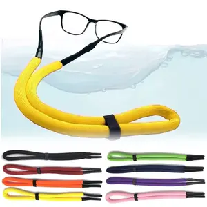 도매 수영 부동 선글라스 코드 미끄럼 방지 안경 코드 스트랩 홀더 조절 부동 안경 끈