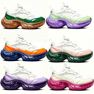Zapatillas Deportivas Personalizadas <span class=keywords><strong>para</strong></span> <span class=keywords><strong>Hombre</strong></span> y Mujer, Estilo Chunky Dad, con Plataforma y Adhesivo, Diseño <span class=keywords><strong>de</strong></span> Logotipo OEM, Color Personalizado, Transpirables, <span class=keywords><strong>de</strong></span> Malla - Product Image 4