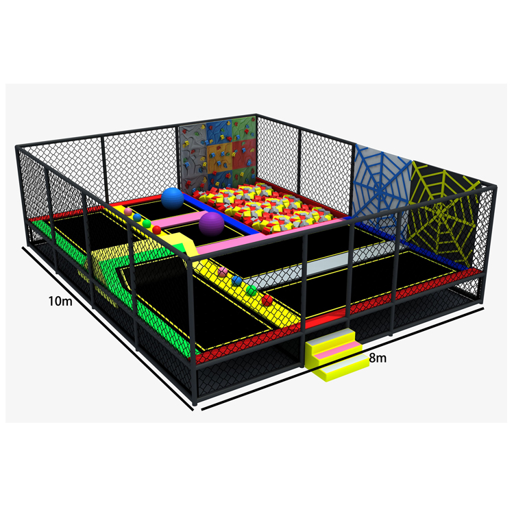 ขายส่งมืออาชีพโฟม Cube บล็อกเด็กในร่ม Trampoline