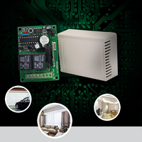 Récepteur de télécommande de porte de garage YET402PC DC12V DC24V 433mhz universel 2CH relais sans fil