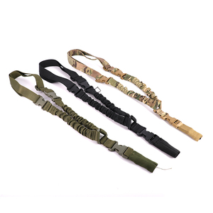 Sangle de ceinture en nylon élastique multifonctionnelle pour entraînement tactique en plein air, à point unique, pour sport de tir, à libération rapide, à porter en bretelle inclinée - Product Image 2