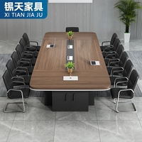 XTHYZ-031 de bureau exécutif au design moderne et luxueux Table et chaises de conférence en bois pour les réunions Mobilier de bureau