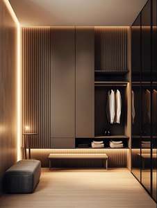 Top Selling Custom Size Bedroom Furniture Modern Design Portable <b>Wardrobe</b> with Solid <b>Wood</b> Door Adjustable Features for Home Use - Product Image 5