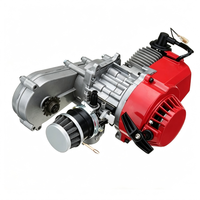 Moteur à essence monocylindre 49cc 2 temps refroidi par air, démarrage manuel, pour mini moto tout-terrain, pit bike, pocket bike, ATV, scooter