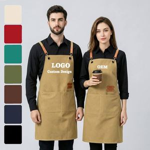 Tabliers de chef durables personnalisables en gros avec logo pour cafés, restaurants et objets d'art - Product Image 1