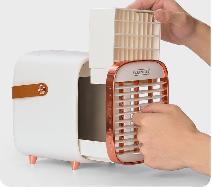 Электрический мини-кулер с USB для дома, портативный кондиционер, воздушное охлаждение