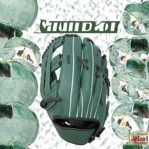 Sumax Classic Brown Leather Baseball Glove Left-Hand <b>Throw</b> 11.5in Hand-<b>Stitched</b> Softball Fielding Mitt with Shock Absorption - Product Image 3
