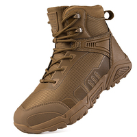 Bottes tactiques Mid Cut Vêtements de travail imperméables Bottes de sécurité Desert Tactical Training Shoes Bottes