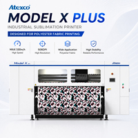 Impresora de Sublimación de Formato Grande Atexco Modelo X Plus, 1.8m 3.2m de Ancho, Máquina Industrial de Impresión Digital por Transferencia de Calor para Telas