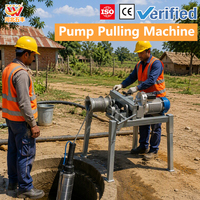 Machine de tirage de pompe de puits profond, extracteur de pompe submersible électrique, treuil de pompe robuste pour l'évacuation de l'eau des forages