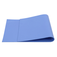 Tissu isolant en fibre de verre en silicone à excellente isolation thermique, conducteur thermique, gris, tissu isolant, tension nominale 6kV pour CPU/GPU/LED