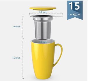 <span class=keywords><strong>Taza</strong></span> <span class=keywords><strong>de</strong></span> Té <span class=keywords><strong>de</strong></span> Cerámica <span class=keywords><strong>de</strong></span> 16 oz, Artículo <span class=keywords><strong>de</strong></span> Venta Caliente, <span class=keywords><strong>con</strong></span> <span class=keywords><strong>Filtro</strong></span> <span class=keywords><strong>de</strong></span> Acero Inoxidable, <span class=keywords><strong>Taza</strong></span> <span class=keywords><strong>de</strong></span> Porcelana <span class=keywords><strong>con</strong></span> Infusor <span class=keywords><strong>de</strong></span> Té Personalizado - Product Image 4
