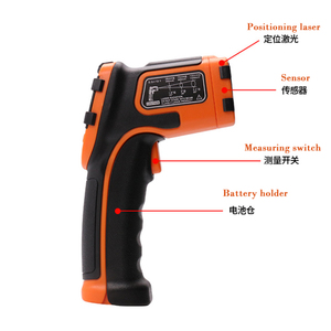 เครื่องวัดอุณหภูมิอินฟราเรดแบบดิจิตอล AR390F ช่วงการวัด -50~400 องศาเซลเซียส วัสดุ ABS รองรับ OEM/ODM รับประกัน 1 ปี - Product Image 3