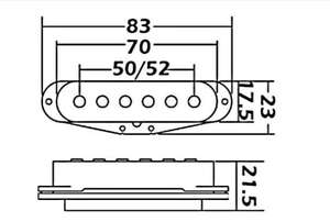 อุปกรณ์เสริมเครื่องดนตรีอิเล็กทรอนิกส์ระดับมืออาชีพ ยี่ห้อดัง ปิ๊กอัพกีตาร์ไฟฟ้า - Product Image 4