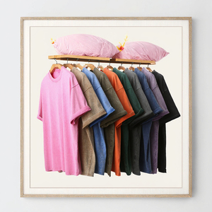 เสื้อยืดคอกลมโอเวอร์ไซส์ 250 GSM ผ้าฝ้าย 100% ซักแล้ว พิมพ์โลโก้ด้านหน้าได้ตามต้องการ ดีไซน์เรียบง่าย ใส่ได้ทั้งชายและหญิง เป็นมิตรต่อสิ่งแวดล้อม ระบายอากาศได้ดี เสื้อยืดผู้ชาย - Product Image 3