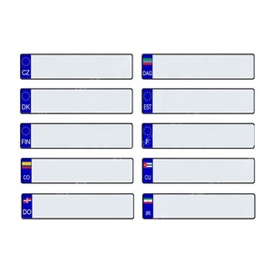 <span class=keywords><strong>Plaque</strong></span> <span class=keywords><strong>d</strong></span>'<span class=keywords><strong>immatriculation</strong></span> <span class=keywords><strong>de</strong></span> voiture en aluminium embossé <span class=keywords><strong>de</strong></span> style européen - Product Image 3