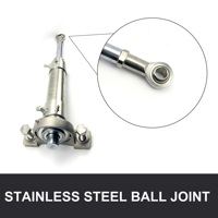 Winibo Kits de système de direction hydraulique pour bateaux jusqu'à 75 pieds ou 24 mètres Fournitures marines Q60