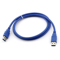 Cable de extensión USB 3,0 A USB 2,0, macho A macho, M/M, tipo A, 0,3 M/0,5 M/1M/1,5 M/1,8 M/3M, alta calidad