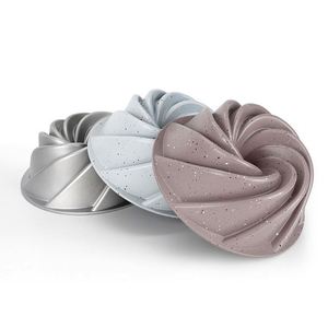 Molde para Pastel Espiral de Grado Alimenticio, Molde para Pastel Savarin, Fácil de Desmoldar, Utensilio de Cocina para el Hogar - Product Image 1