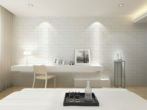 Panel de Pared 3D Autoadhesivo de Lujo, Ladrillo Decorativo de Espuma de Fibra de Poliéster Impermeable, Adhesivo Decorativo para Paredes <span class=keywords><strong>Interiores</strong></span>, para Renovación - Product Image 6